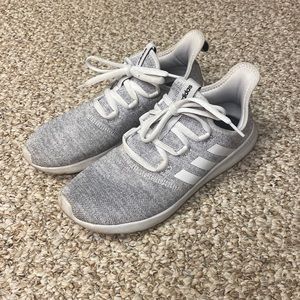 Adidas Women's Cloudfoam Pure 2.0 Running Shoe Size 10 Gray and White